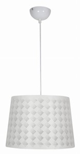 ORLANDO LAMPA WISZĄCA 35 KRATKA 1X60W E27 BIAŁY