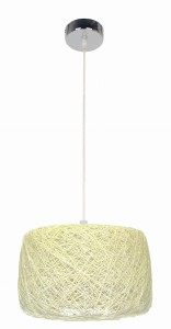PANDA LAMPA WISZĄCA 35 1X60W E27 KREMOWY
