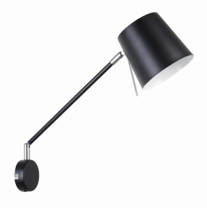 KILLY KINKIET 1X40W E27 CZARNY MATOWY