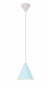 LAMPA WISZĄCA VOSS 1 NIEBIESKI