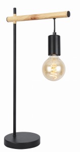 IZZY LAMPA GABINETOWA 1X60W E27 CZARNY