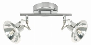 MOON LAMPA SUFITOWA LISTWA 2X3,5W LED G9 CHROM