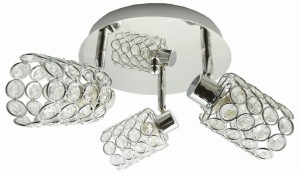 YORK LAMPA SUFITOWA PLAFON 3X40W G9 CHROM