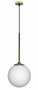 LAMPA WISZACA GLASGOW III 1 ZŁOTY 90x20x20