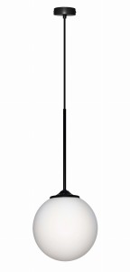 LAMPA WISZACA GLASGOW III 1 CZARNY 90x20x20