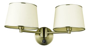 IBIS LAMPA KINKIET 2X40W E14 PATYNA