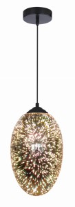 GALACTIC 1 LAMPA WISZĄCA 20 1X60W E27 3D