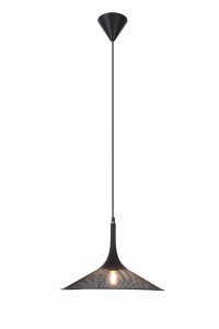 LAMPA WISZACA KIRUNA M 1 CZARNY 110x36x36