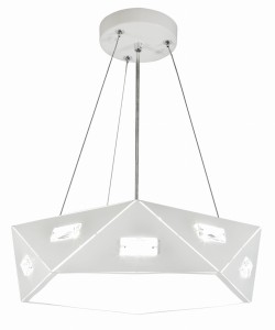 NEMEZIS LAMPA WISZĄCA PIĘCIOKATNY 42 3X40W G9  Z ŻARÓWKĄ BIAŁY