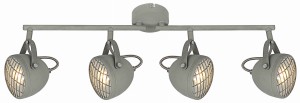 PENT LAMPA SUFITOWA LISTWA 4X50W GU10  BETONOWY SZARY