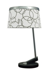 IMPRESJA LAMPA 1*60W E27 BIAŁA CHROM