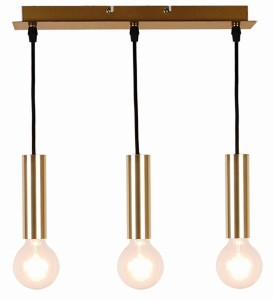 LAMPA WISZĄCA DALLAS 142 MM 3 ZŁOTY