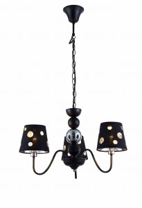 LAMPA WISZĄCA BATLEY 3 CZARNY