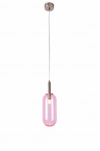 LAMPA WISZĄCA FIUGGI 1 RÓŻOWY