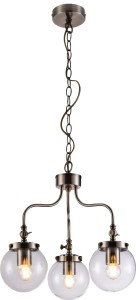 BALLET LAMPA WISZĄCA 3X40W E27 PATYNOWY