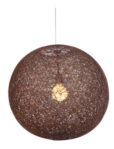 CARUBA LAMPA WISZĄCA 1X60W E27 BRĄZOWY 50