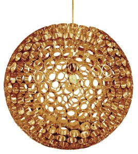 ABROS LAMPA WISZĄCA 50 1X60W E27 MIEDZIANY