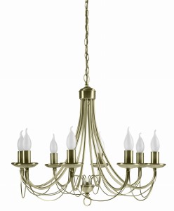 MUZA LAMPA WISZĄCA 8X40W E14 PATYNA